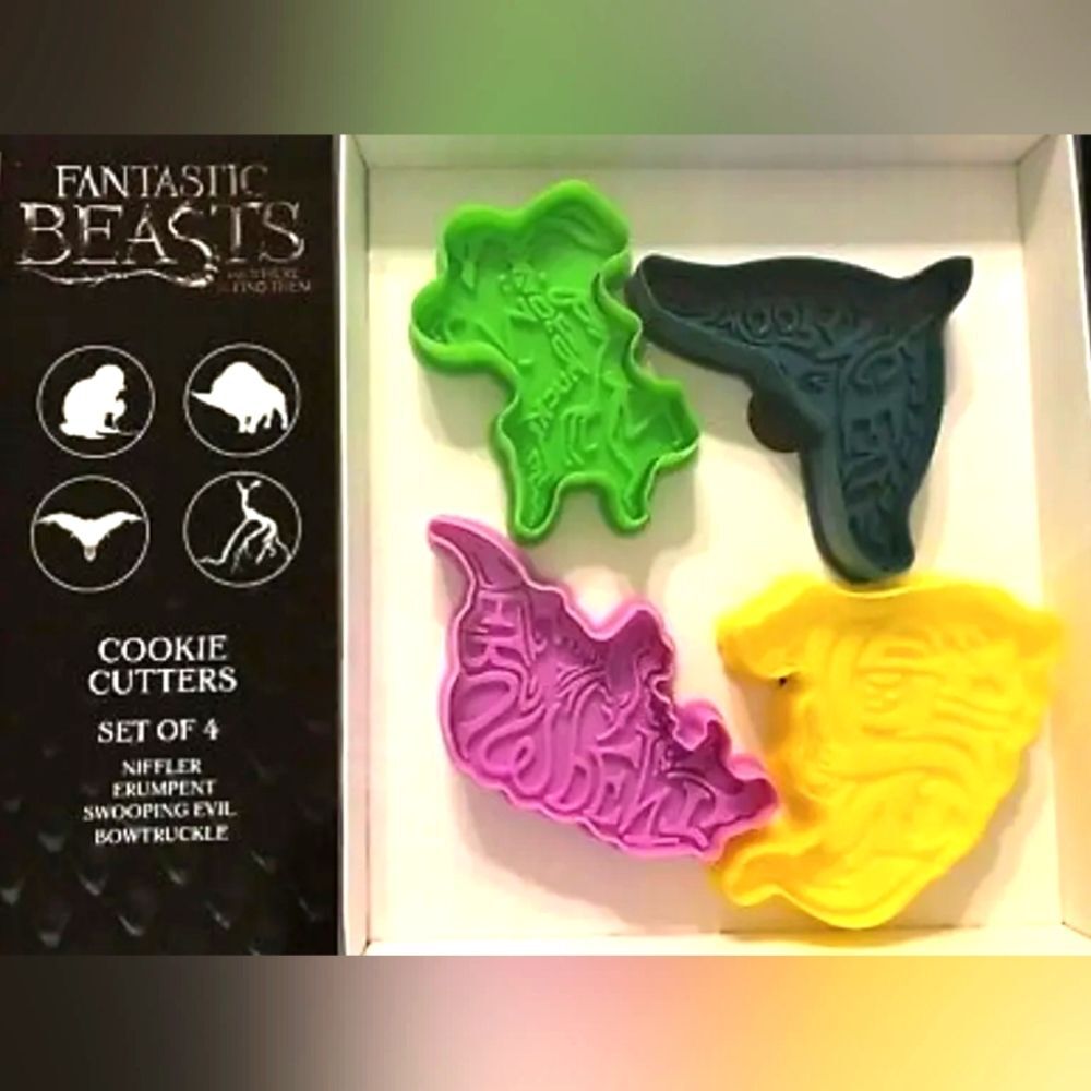5/$25 Fantastic Beasts Cutters Niffler, Erumpent, Swooping Evil & Bowtruckle